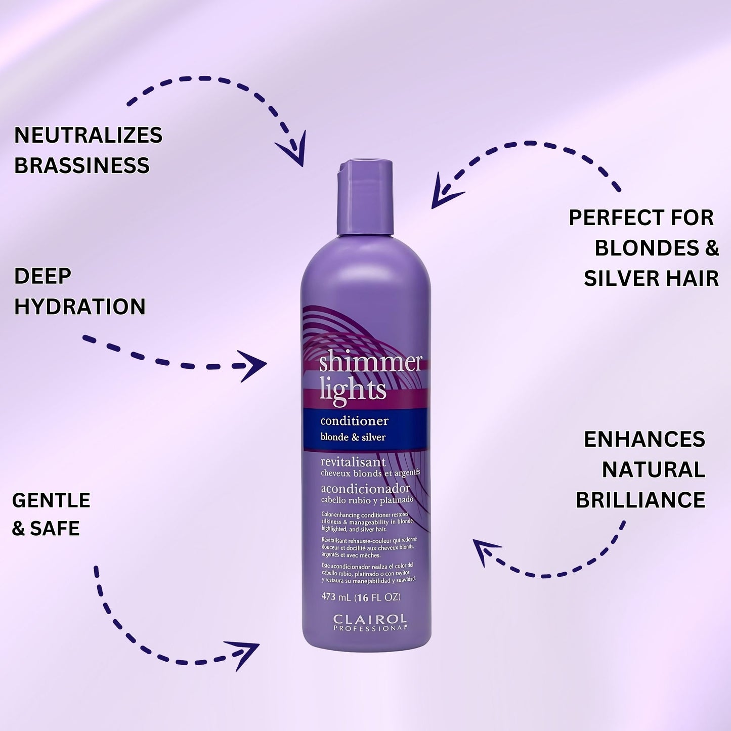 Clairol Professional Shimmer Lights Conditioner 16 oz.