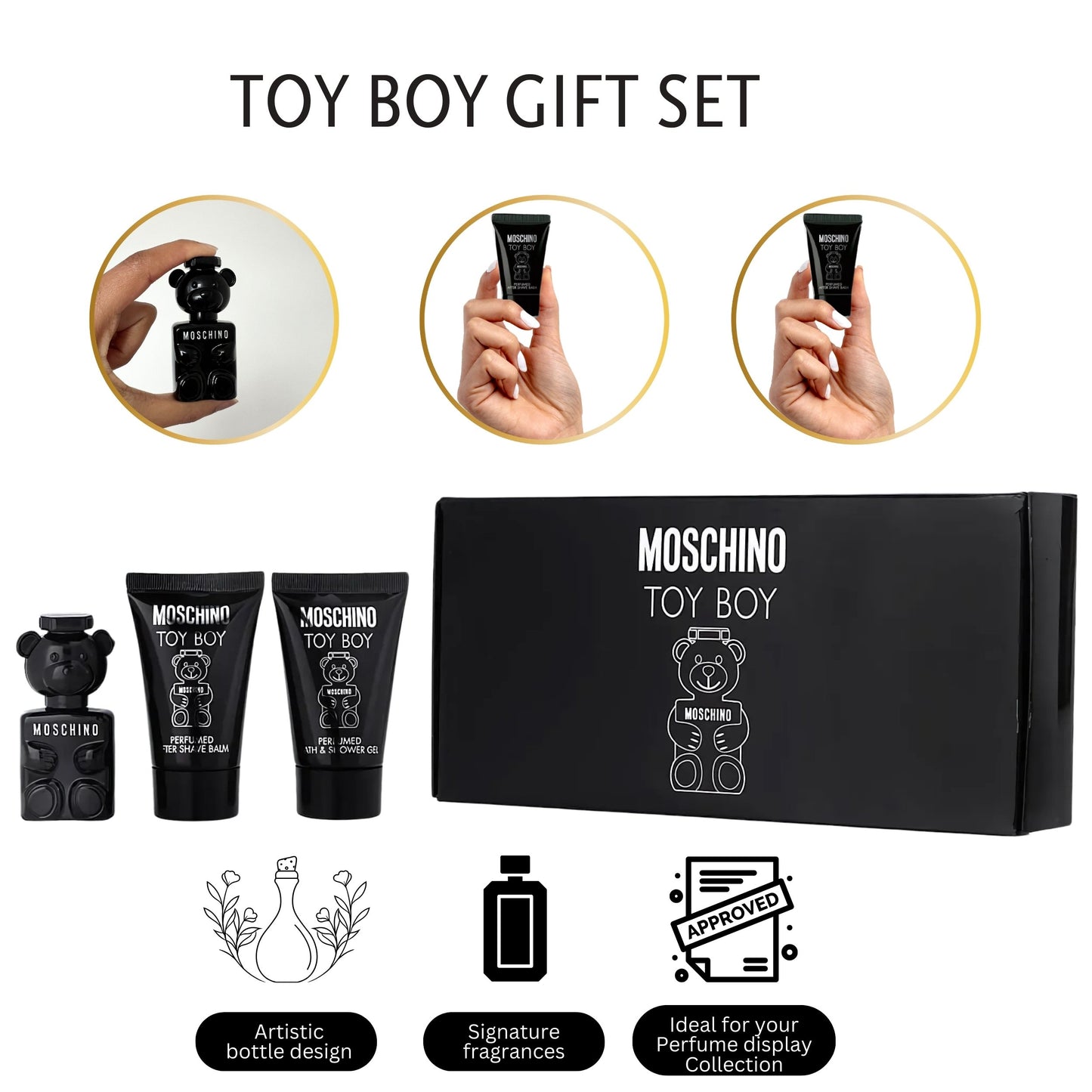 Moschino Toy Boy perfume for men mini gift set