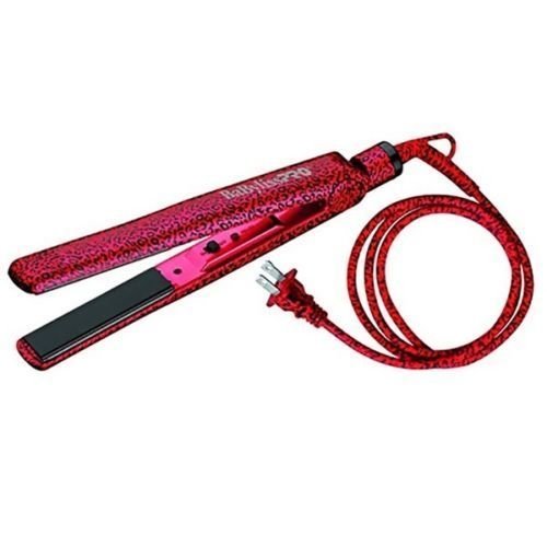 Babyliss Pro Deco Cord 1" Red Leopard Flat Iron & Forfex FX760 Cordless Trimmer