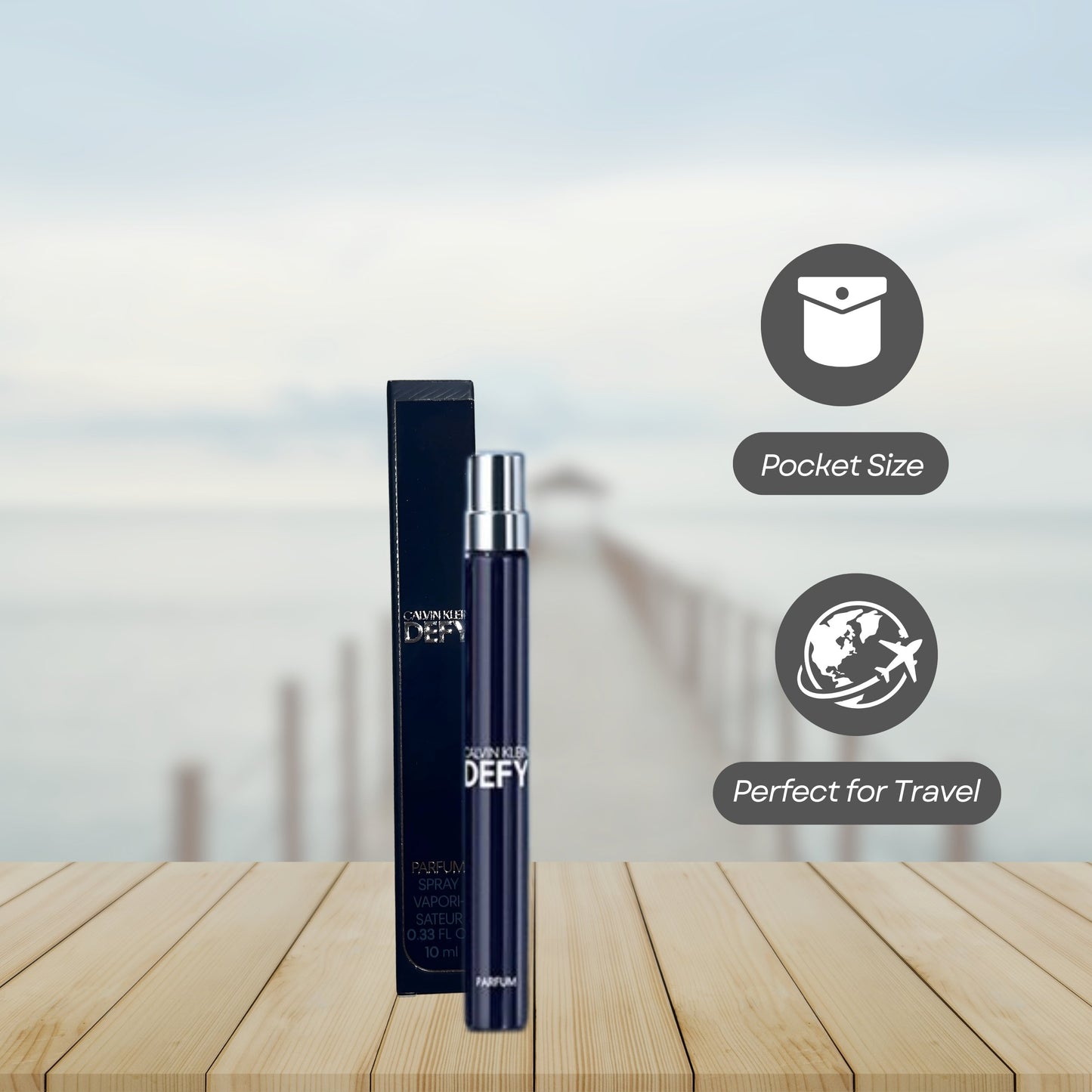 CALVIN KLEIN DEFY 0.33 PARFUM SPRAY FOR MEN