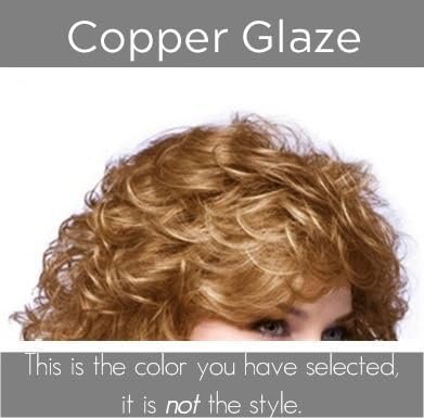Noriko Sky Synthetic Wig by Rene of Paris and Wig Lift Comb - Copper Glaze-R - Bundle 2 Items
