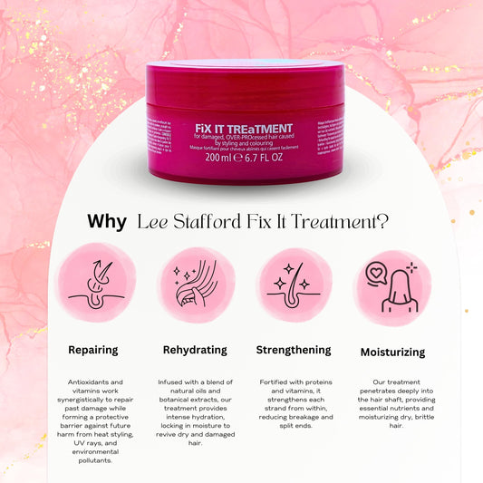 Lee Stafford Breaking Hair Treatment – 200 ml Repair & Strengthening Mask