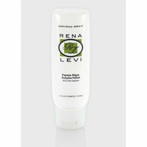 Rena Levi Papaya Algae Enzyme Polish Face Scrub – 4 oz Natural Skin Exfoliator