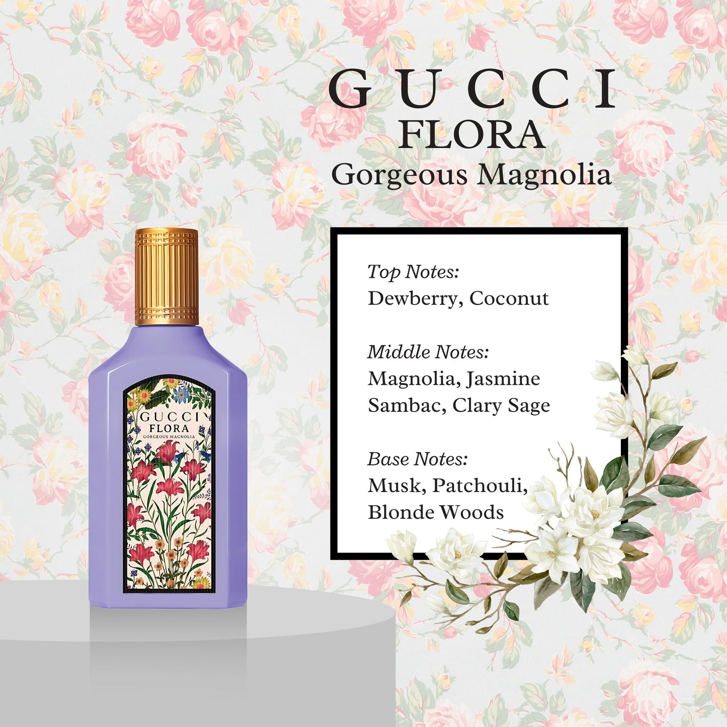 Gucci Flora Perfume for Women Variety Gift Set Mini Splashes 4 X 0.16 Fl oz