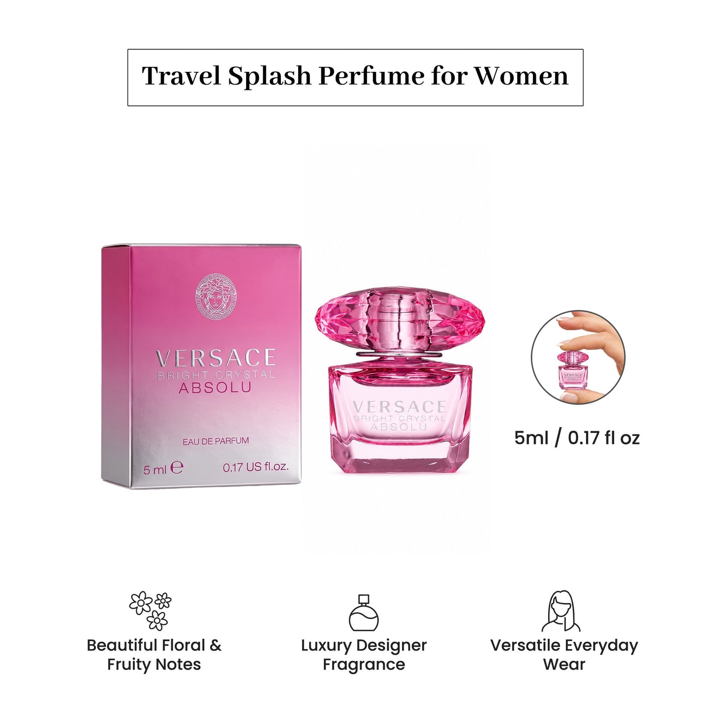 Versace Bright Crystal Absolu Women 5 ml EDP Splash (Mini)