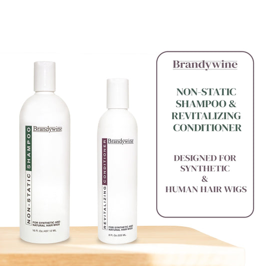 Brandywine Non Static Shampoo 16 Ounce & Revitalizing Conditioner 8 Ounce, Value Pack