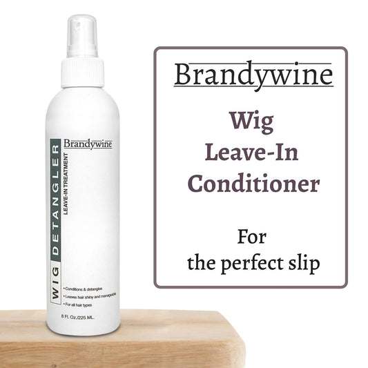 Brandywine Wig Detangler Spray - Leave In Conditioner for Synthetic & Human Hair Wigs, 8oz