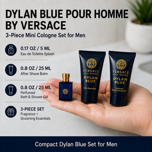 Versace Dylan Blue Pour Homme 3-Piece Miniature Set for Men