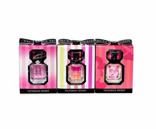 Victoria's Secret 3 Piece Eau De Parfum Mini Spray Gift Set for Women .25 oz.