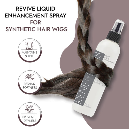 Rene of Paris Straight Ponytail Extension – Medium Brown Synthetic Clip-In Hair Piece
