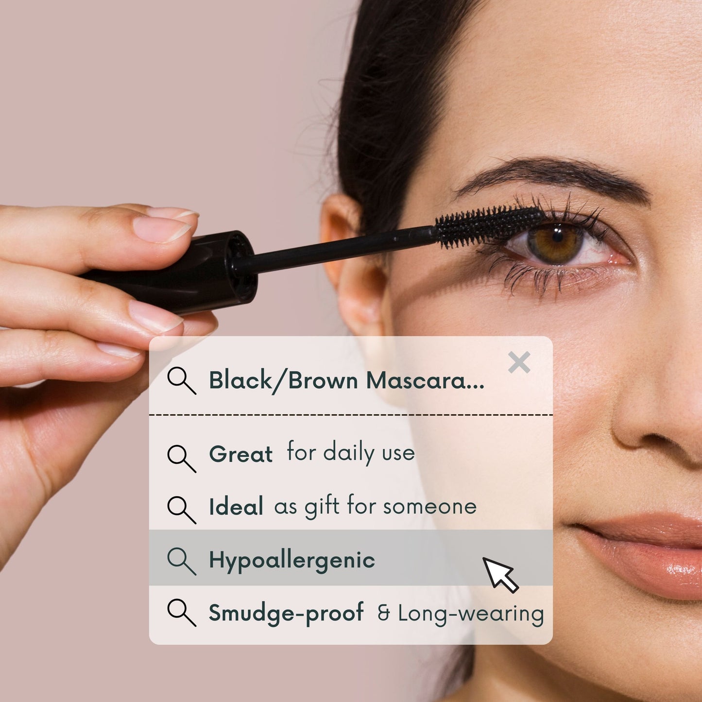 Sensitive Eyes Hypoallergenic Mascara – Black/Brown Extra Gentle Natural Look