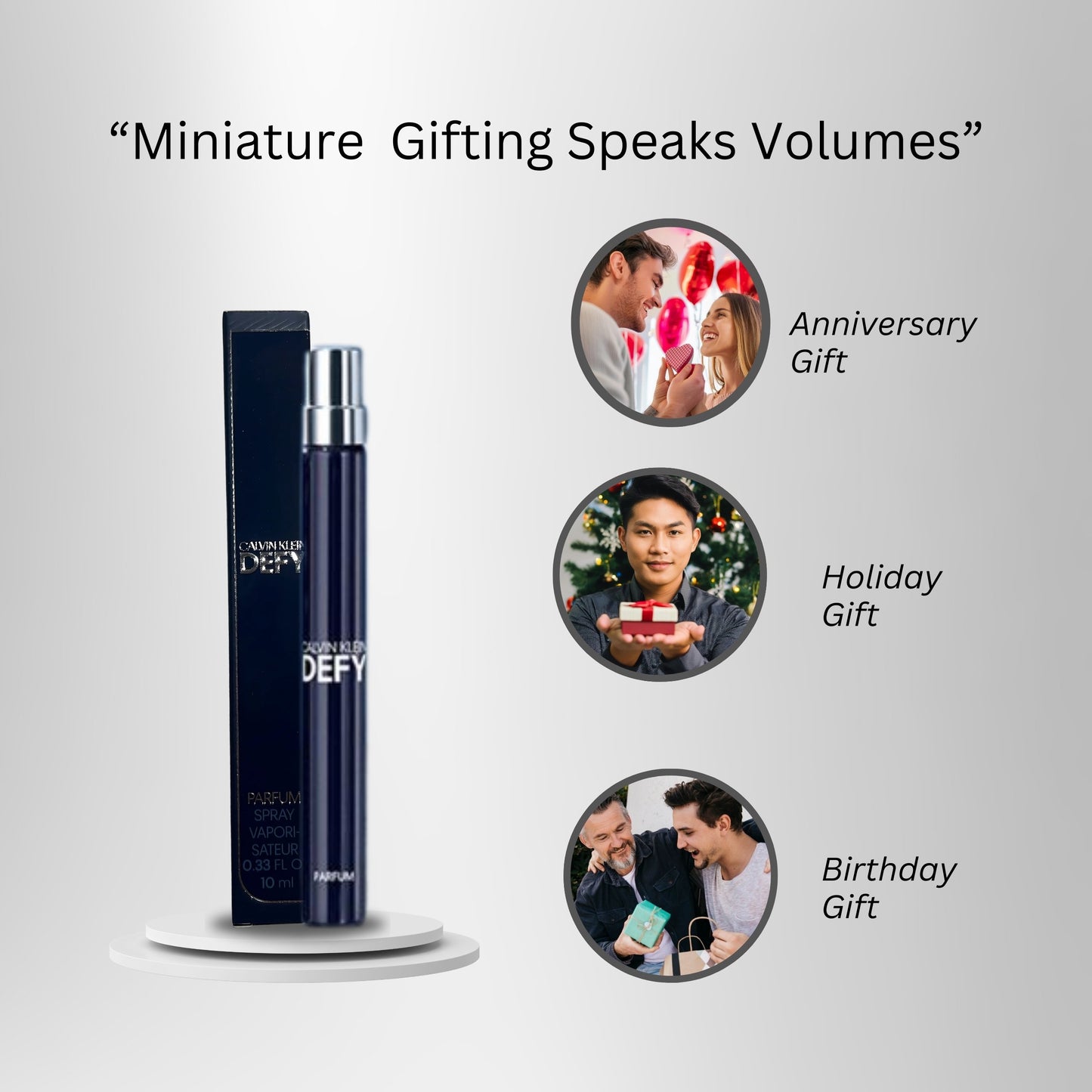 CALVIN KLEIN DEFY 0.33 PARFUM SPRAY FOR MEN