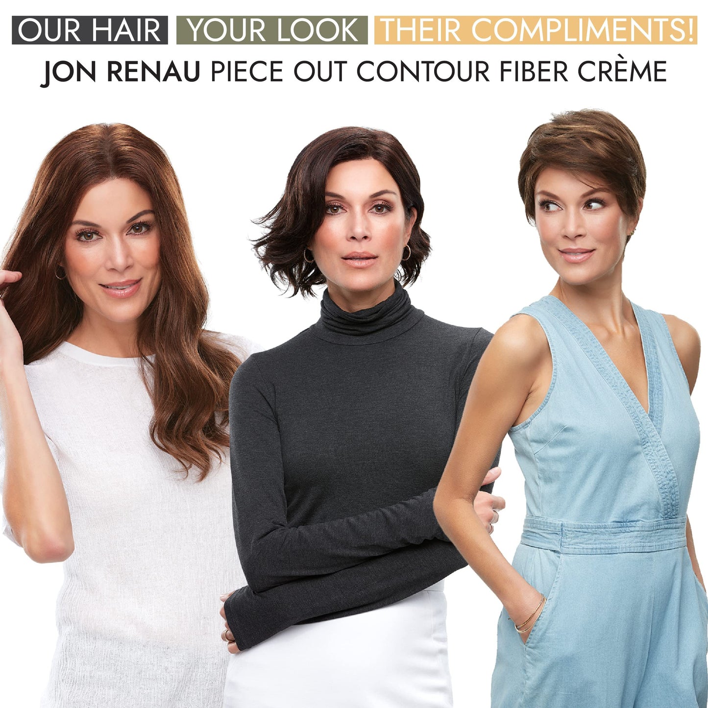 Piece Out Contour Fiber Crème for Synthetic, Heat Friendly and Human Hair