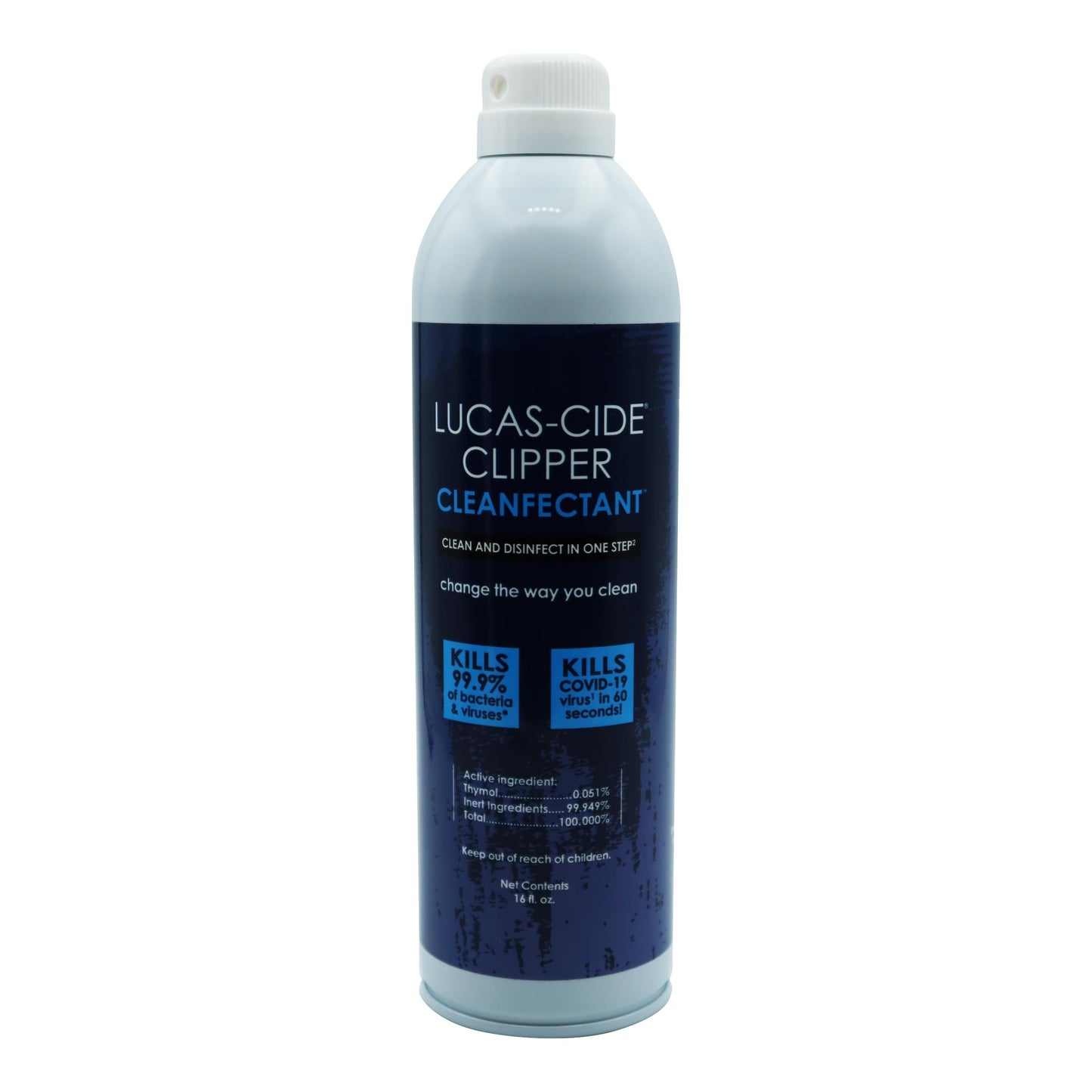 Lucas-Cide Cleanfectant Clipper Cleaner and Blade Maintenance Spray 16 fl oz