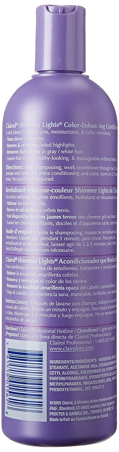 Clairol Professional Shimmer Lights Conditioner 16 oz.