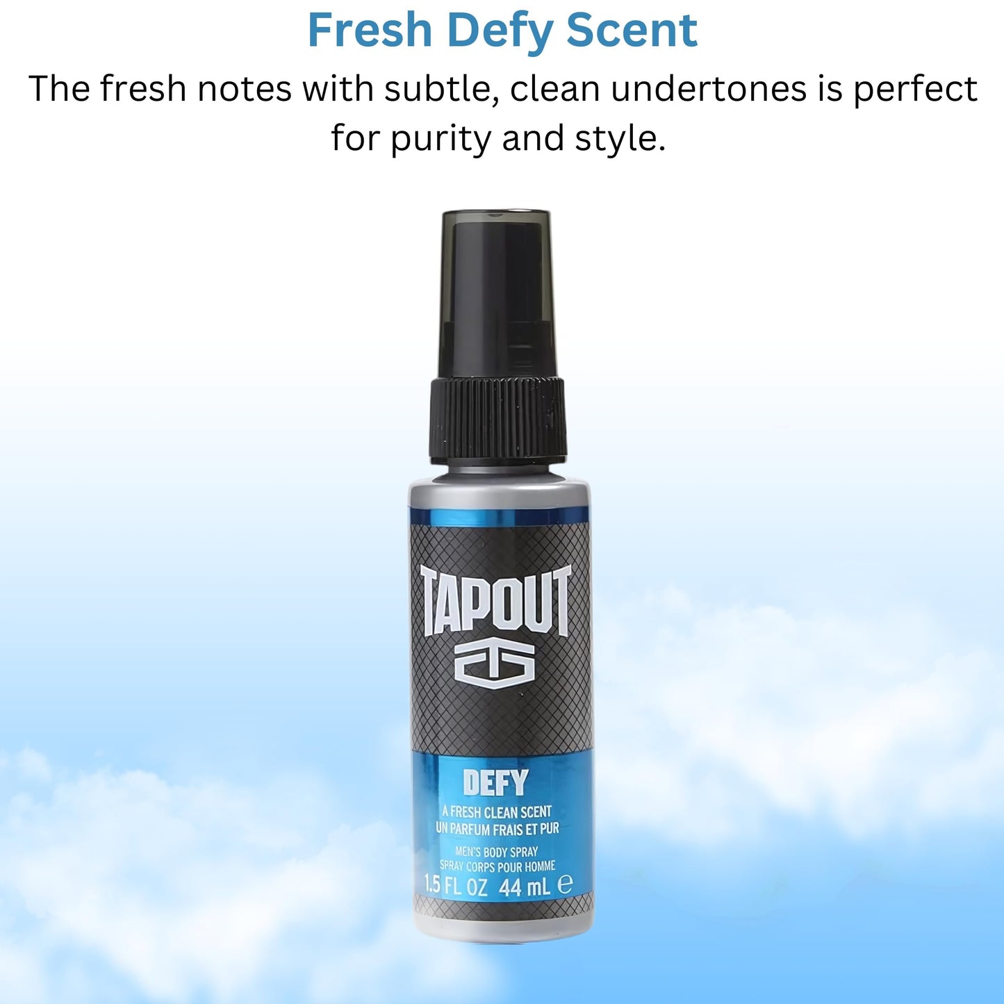 TAPOUT Body Spray for Men 5 Piece Set 1.5 Fl Oz