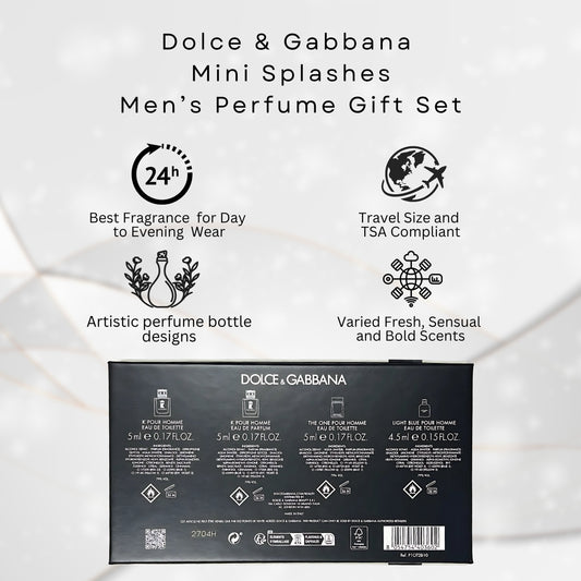 Dolce & Gabbana Pour Homme Mini Gift Set for Men