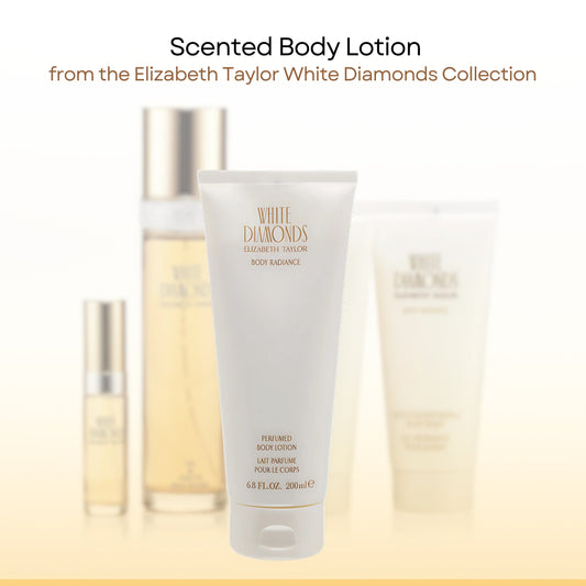 Elizabeth Taylor White Diamonds Perfumed Body Lotion for Women, 6.8-Ounce