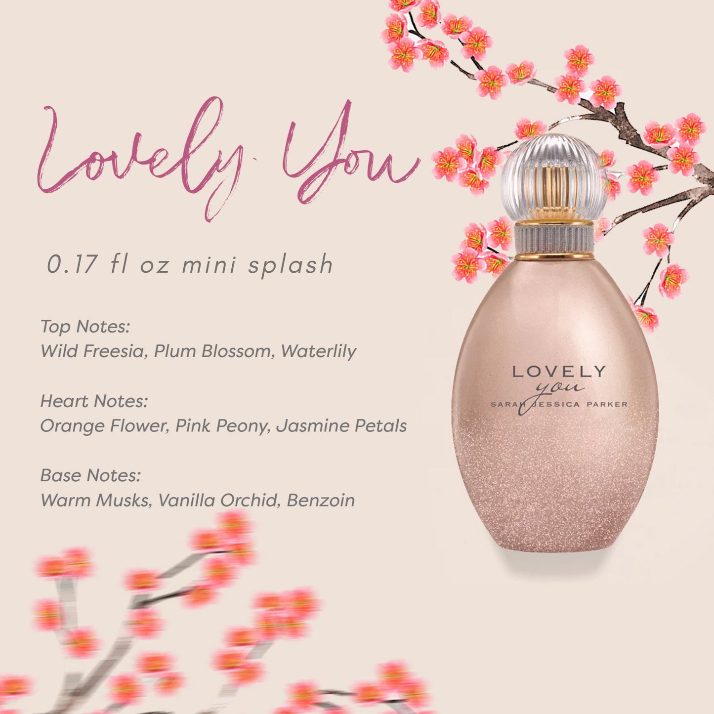 Lovely by Sarah Jessica Parker Perfume for Women Gift Set Mini Splashes
