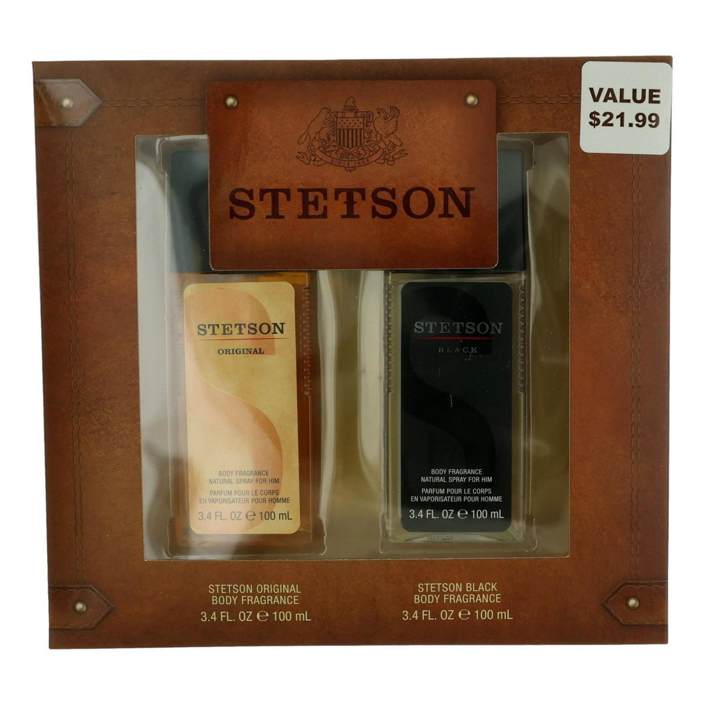 Stetson Cologne, 2 Piece Gift Set for Men