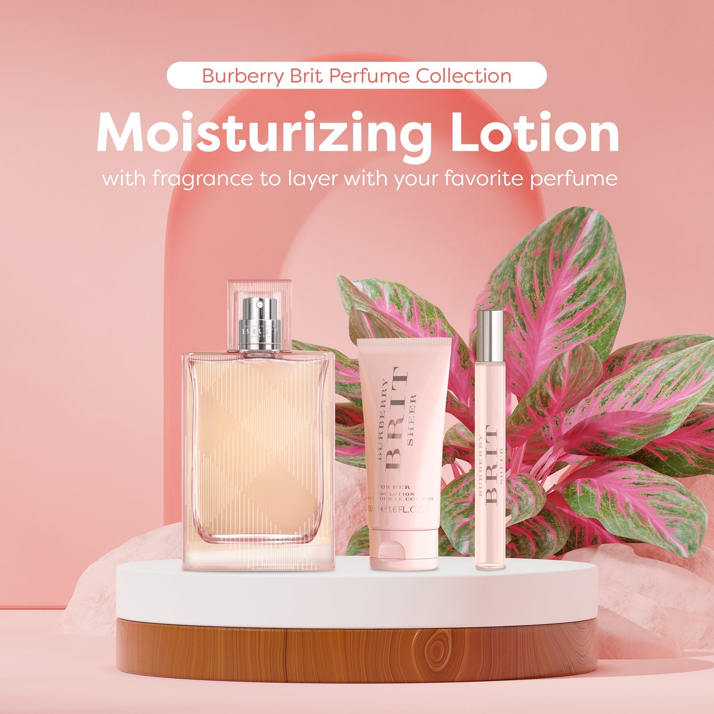 Burberry Brit Sheer Body Lotion for Women – Mini Travel Size (1.7 oz)