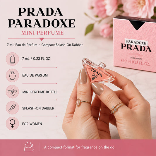 Prada Paradoxe Mini Perfume Women EDP Splash on Dabber 7 ml / 0.23 Fl Oz