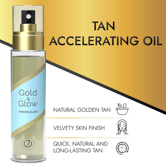 Dry Oil Tanning Spray Indoor/Outdoor Accelerator 3.4 fl oz