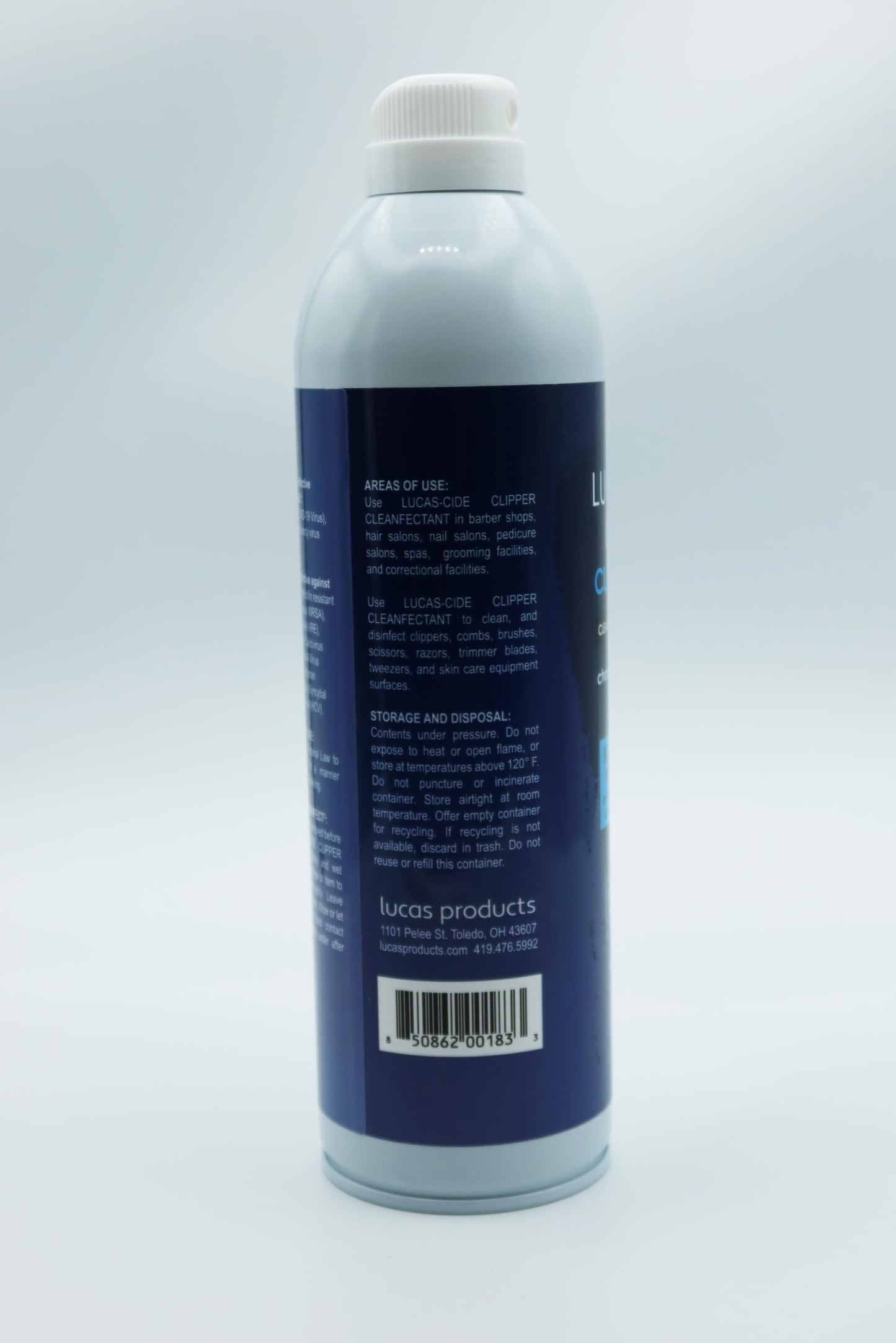 Lucas-Cide Cleanfectant Clipper Cleaner and Blade Maintenance Spray 16 fl oz