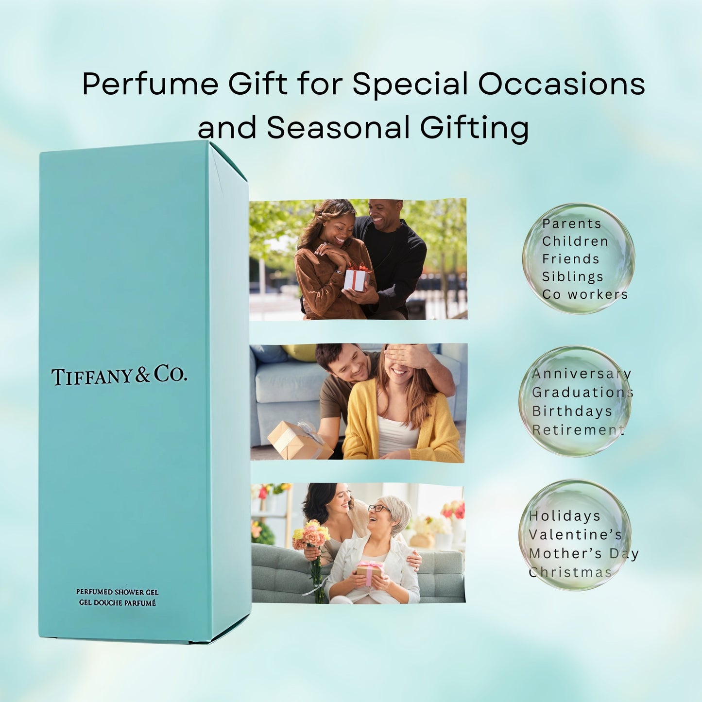 Tiffany & Co. Perfumed Shower Gel for Women – 6.7 oz Luxury Body Wash
