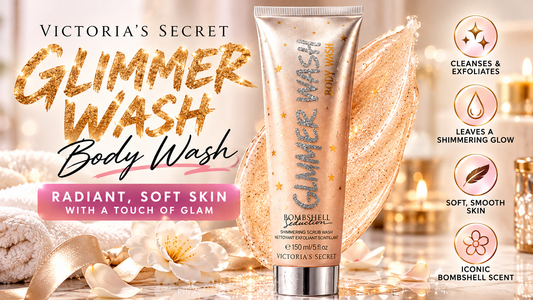 Victoria’s Secret Scandalous Glimmer Body Wash & Shimmering Scrub – 5 oz