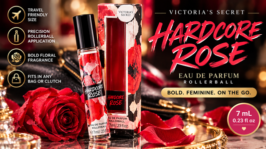 Victoria's Secret Hardcore Rose Eau de Parfum Rollerball – Travel Size (0.23 fl oz)