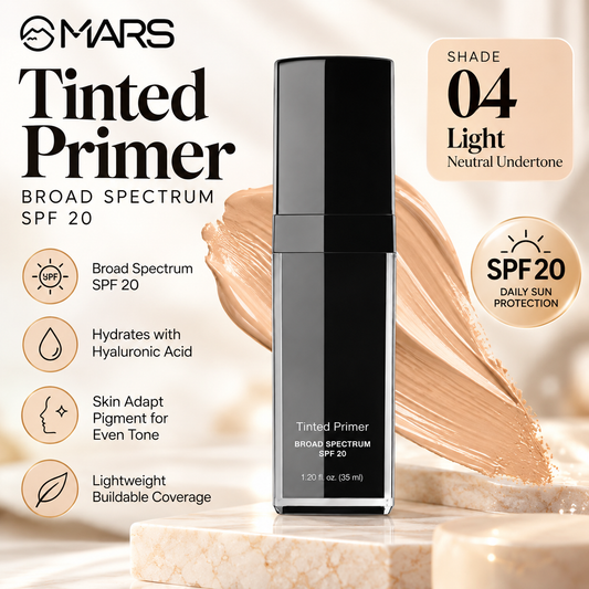 Tinted Liquid Face Primer SPF 20 – Medium/Deep | Hydrating Radiance Primer