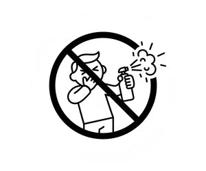 ❌ Harsh Chemical Sprays