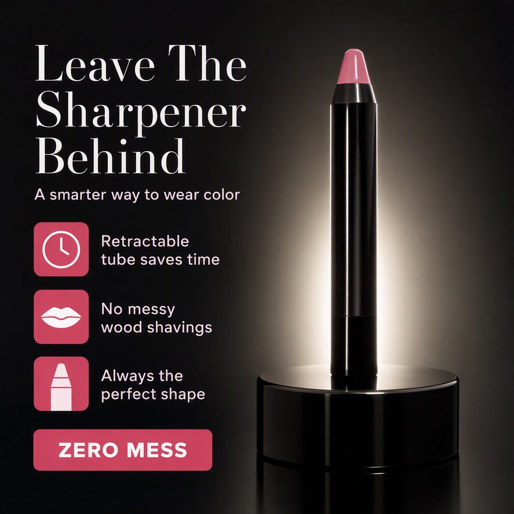Retractable Lipstick Crayon –Carousel Jewel Finish Color Stick for Lips (0.09 oz)