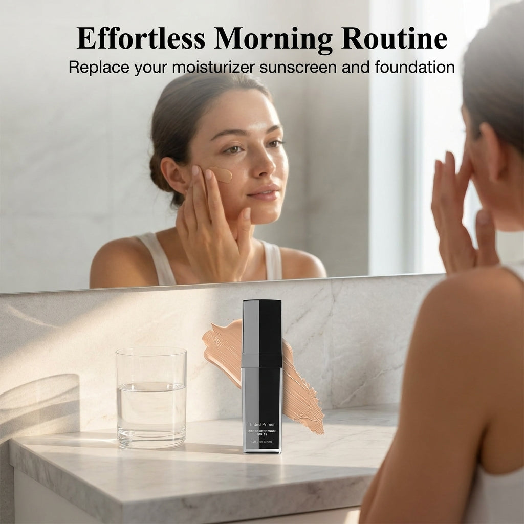 Tinted Liquid Face Primer SPF 20 – Medium/Deep | Hydrating Radiance Primer