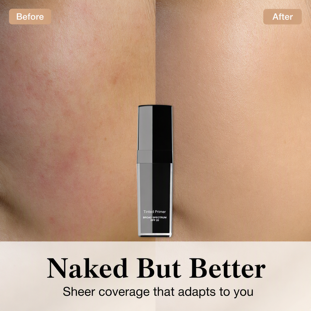 Tinted Liquid Face Primer SPF 20 – Medium/Deep | Hydrating Radiance Primer