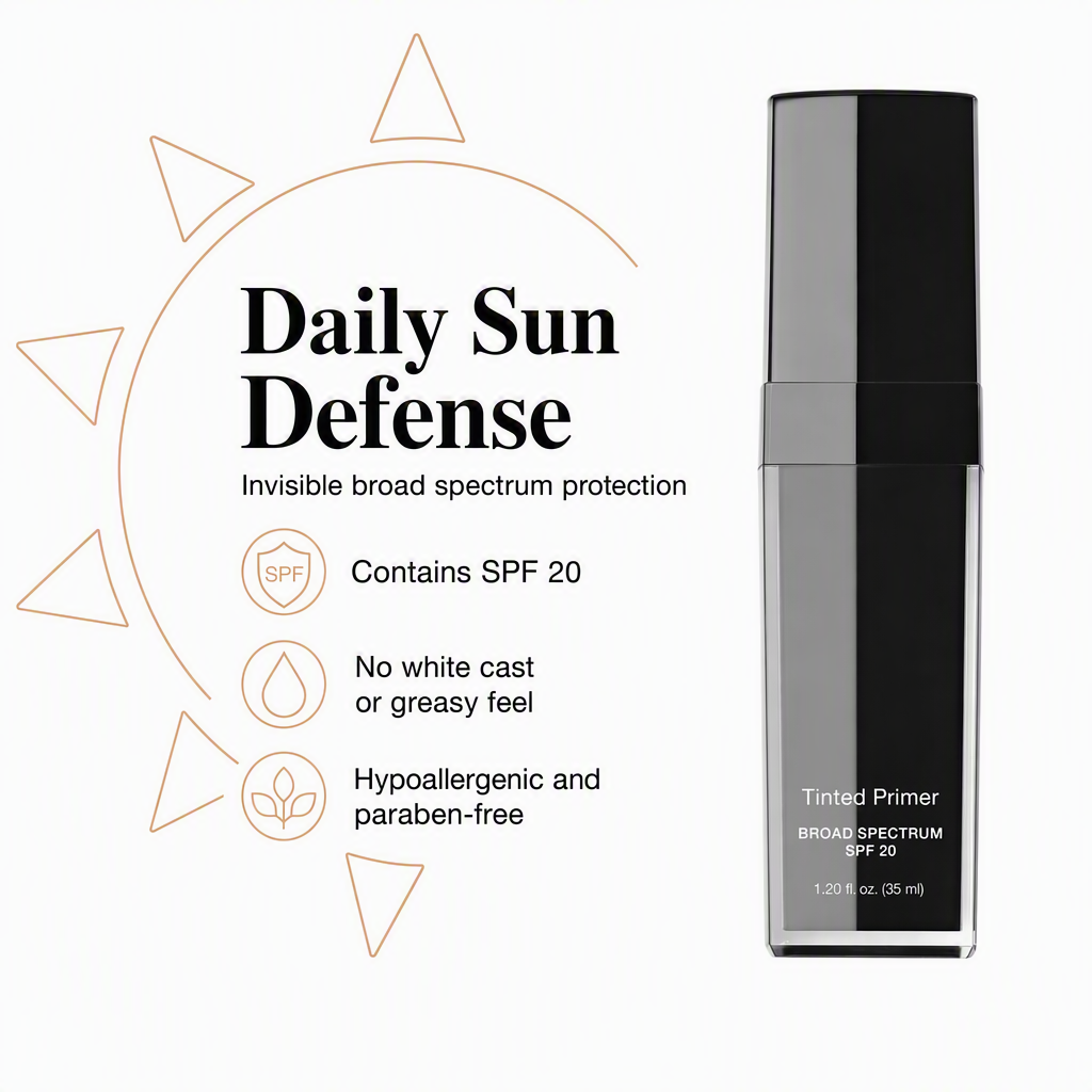 Tinted Liquid Face Primer SPF 20 – Medium/Deep | Hydrating Radiance Primer