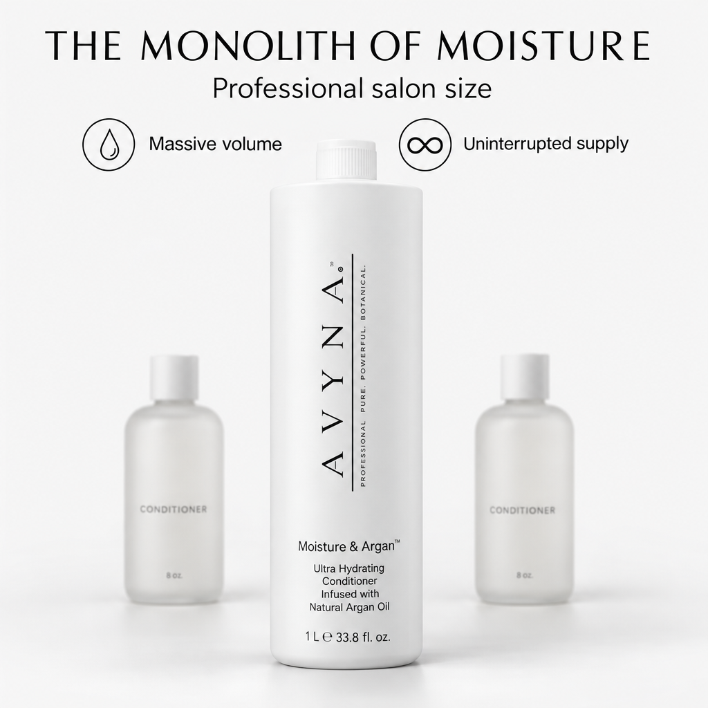 Avyna Hair Conditioner for Dry and Natural Hair With Argan Oil 33.81 oz, Off White