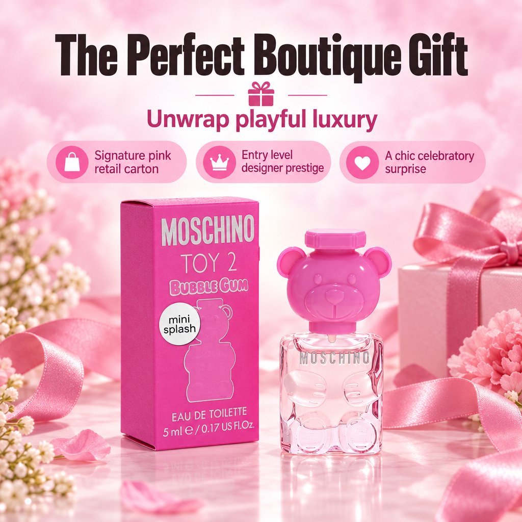 MOSCHINO TOY 2 BUBBLE GUM by Moschino , EDT SPRAY 0.17 OZ MINI