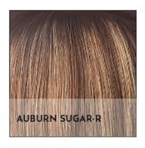 Noriko Angelica Synthetic Wig by Rene of Paris – Auburn Sugar-R with Wig Lift Comb (2-Piece Bundle)