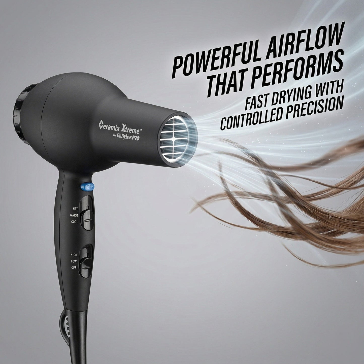 BaBylissPRO Ceramix Xtreme Professional Ceramic Hair Dryer – BAB2000 (2000W)