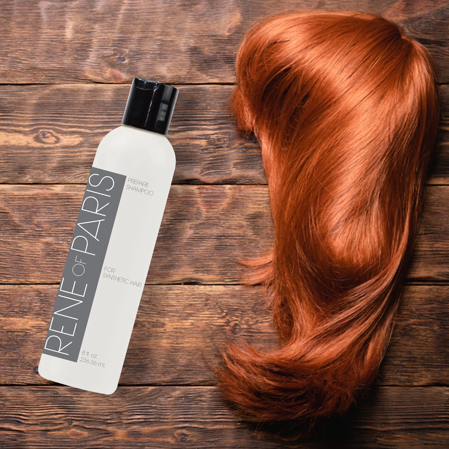 Wig Shampoo for Synthetic Wigs/Hair by Rene of Paris 8 oz.
