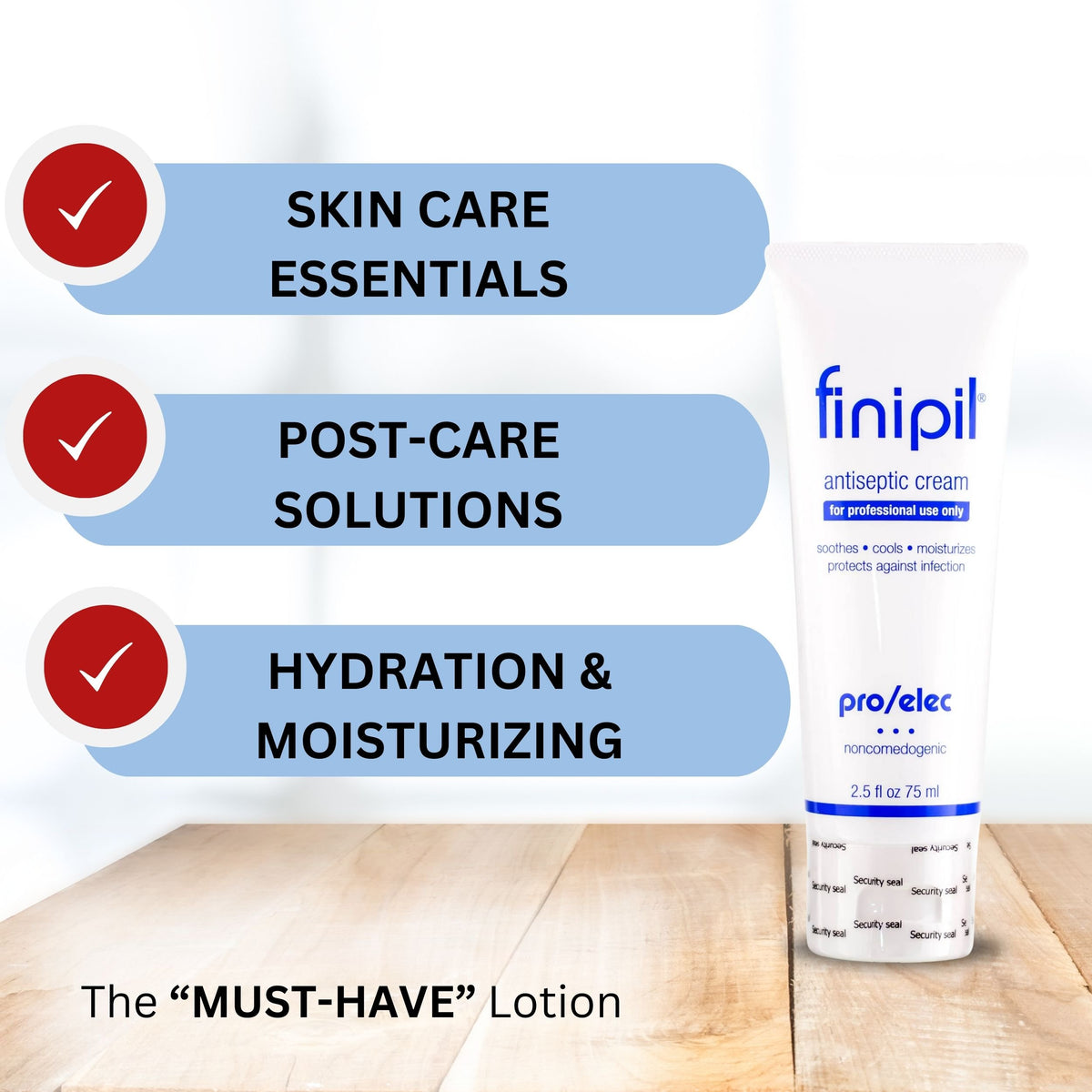 Nufree Nudesse Finipil Antiseptic Cream, PRO/ELEC - 2.5 oz