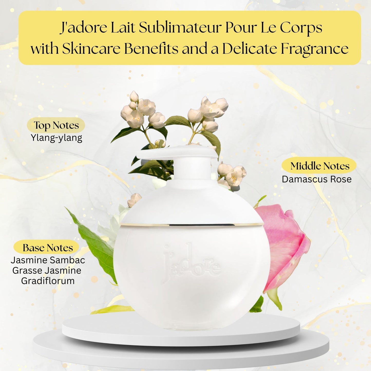 Jadore By Christian Dior Lait Sublime Beautifing Body Milk 6.8oz