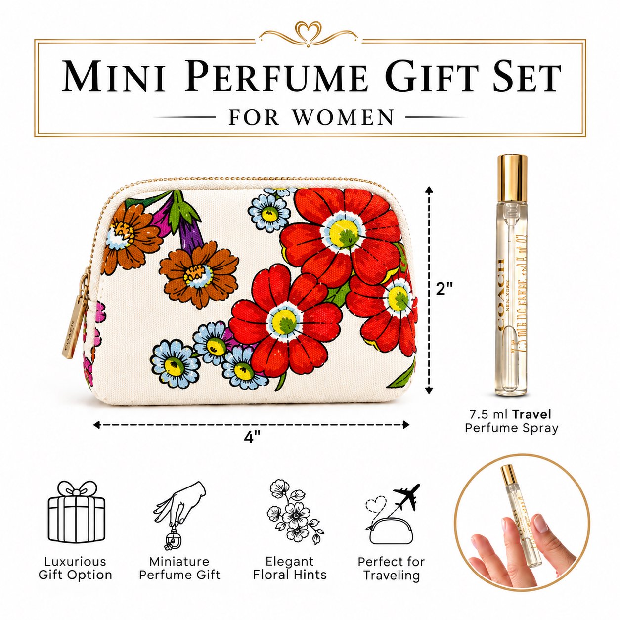 Coach New York EDP Perfume Gift Set for Women 7.5mL