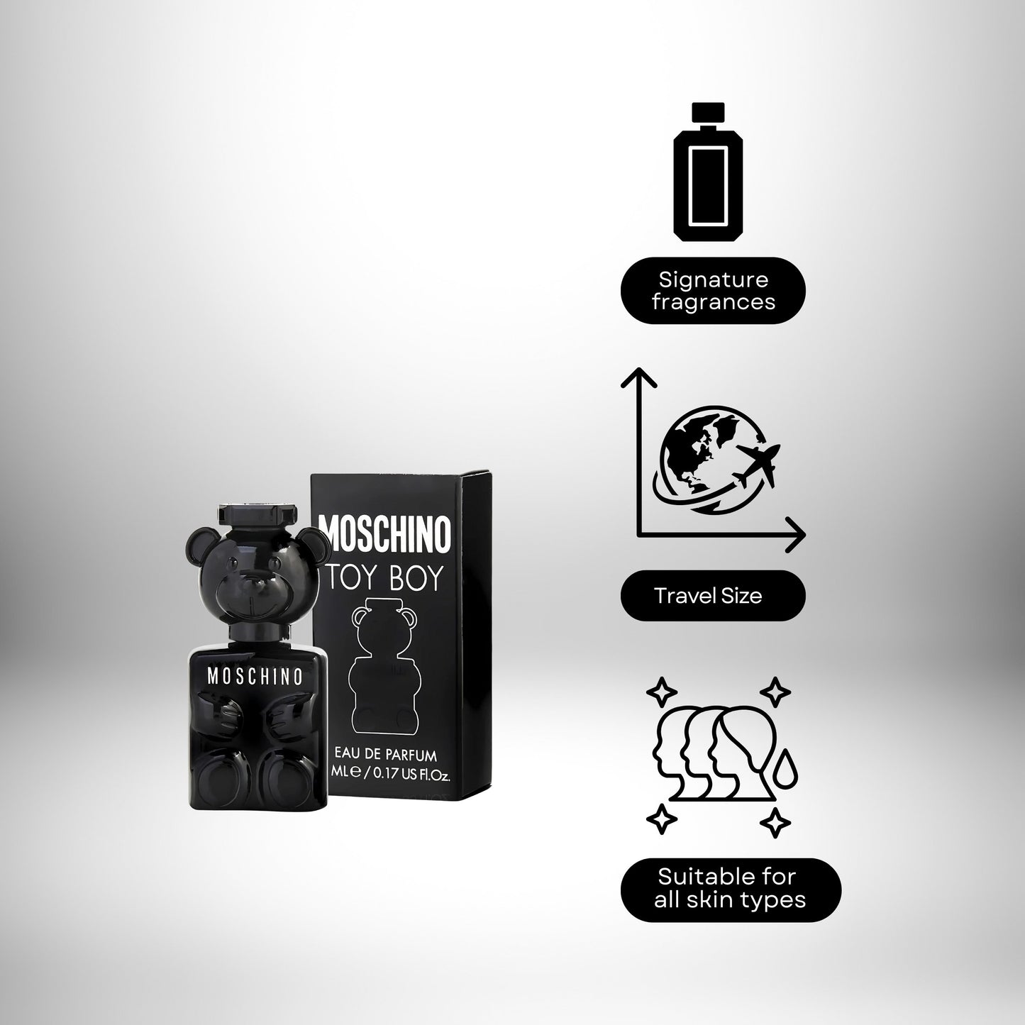 Moschino Toy Boy for Men Mini Perfume Splash 0.17 oz