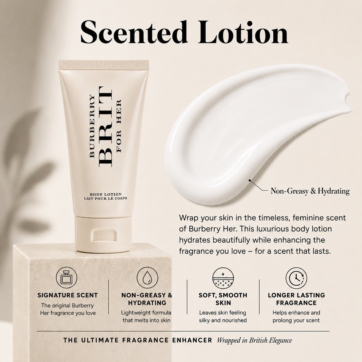 Burberry Brit For Her Perfumed Body Lotion – Travel Size (1.7 oz)