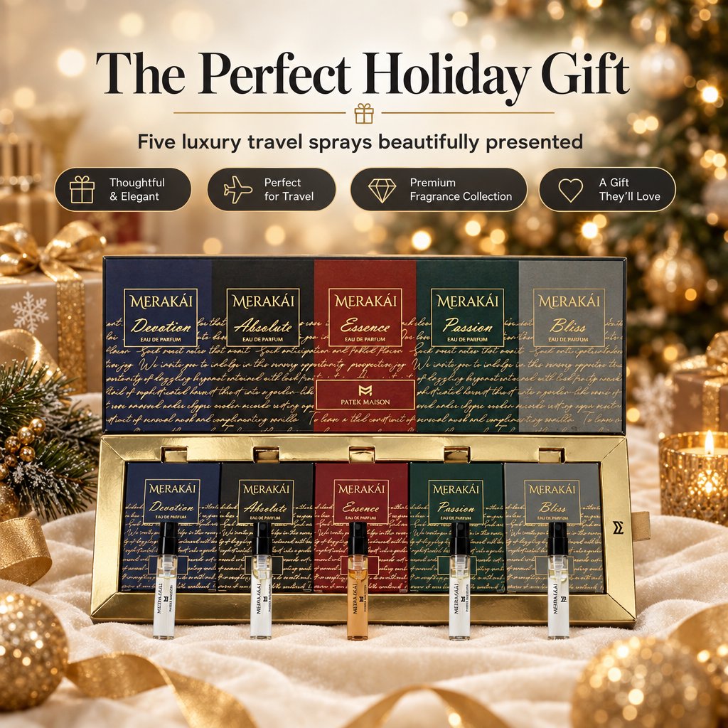 Patek Maison Perfume for Women & Men Merakai Mini Gift Set EDP Travel Sprays