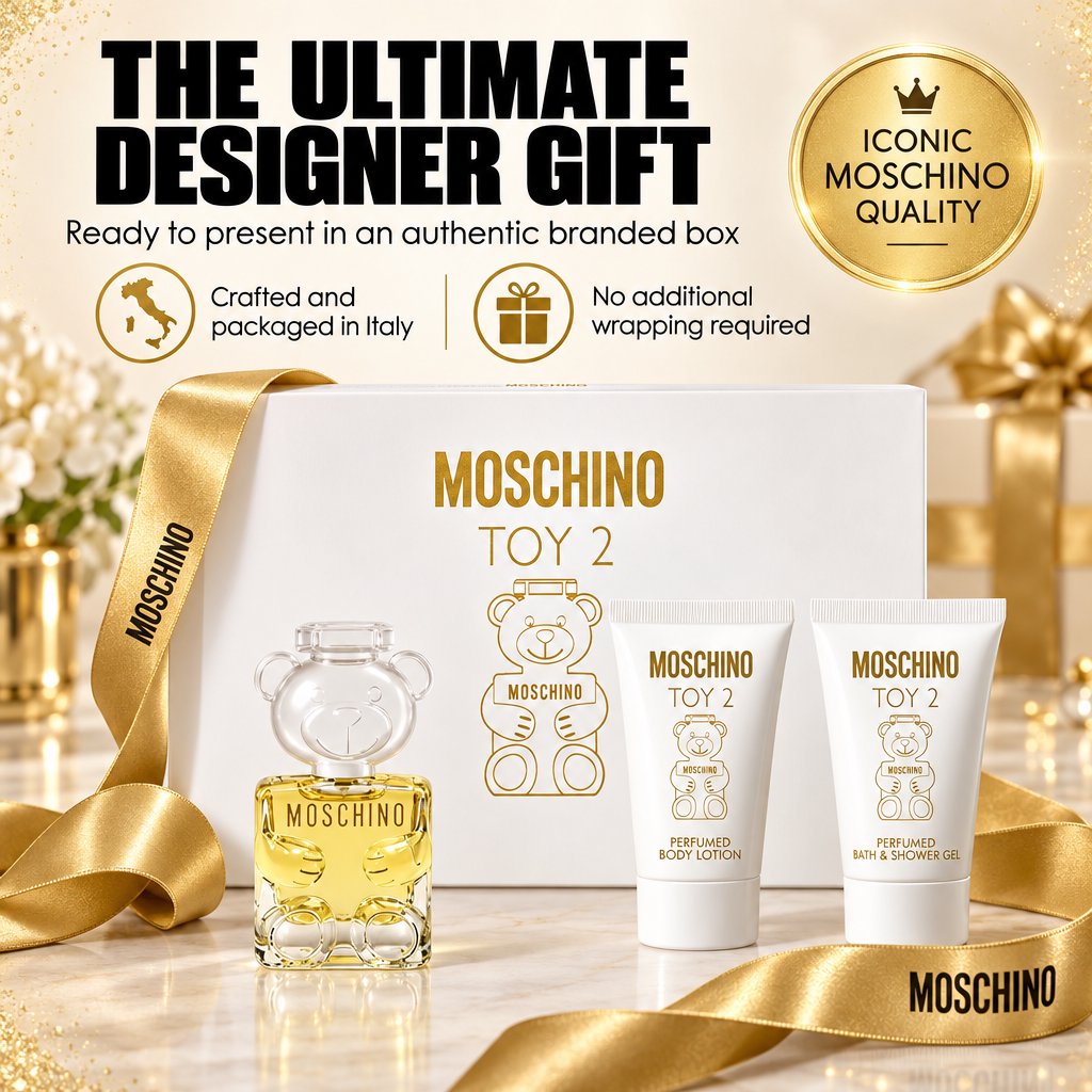 Moschino Toy 2 for Women 3-Piece Gift Set – EDP + Body Lotion + Shower Gel