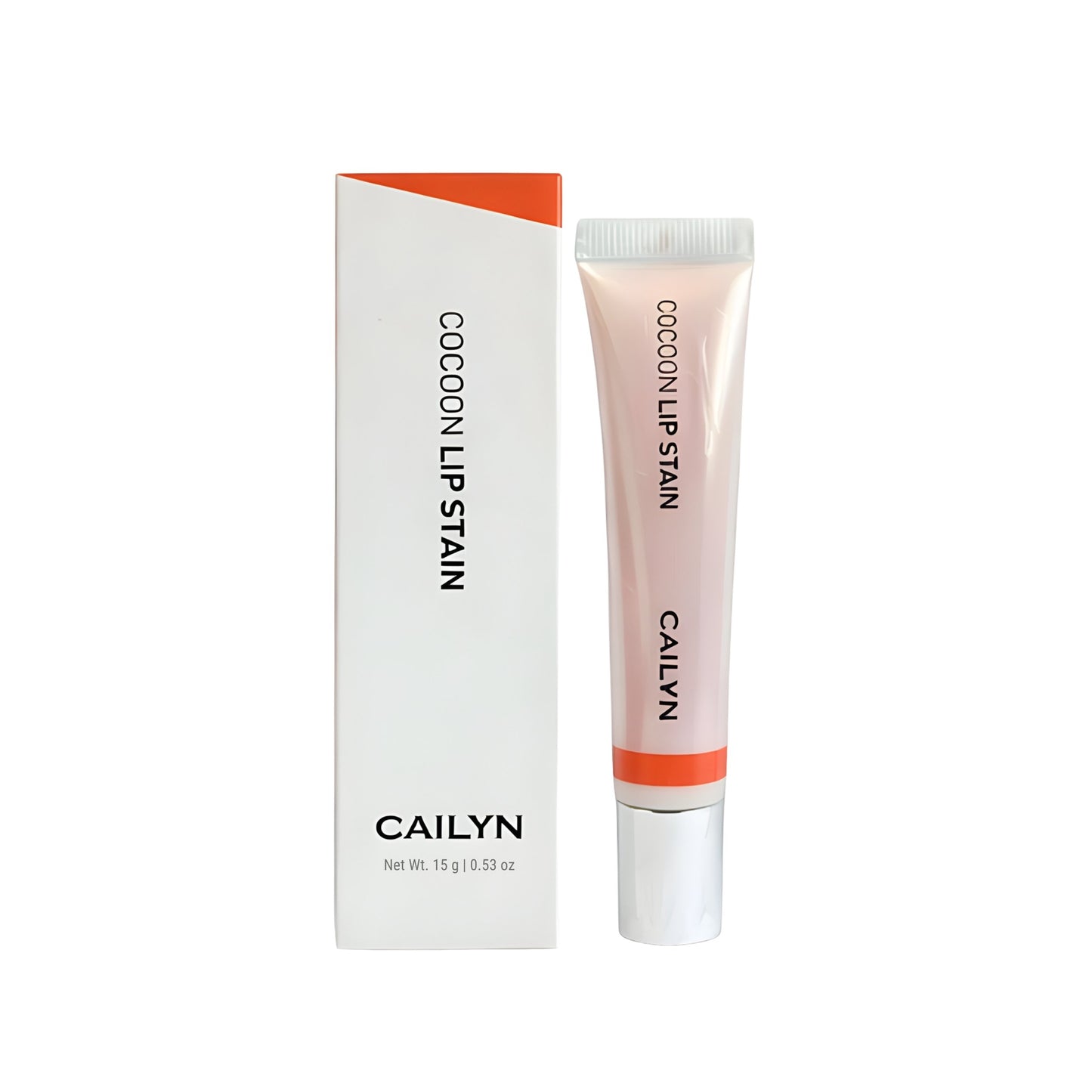 Cailyn Cocoon Lip Stain – Tantalizing Orange 0.53 oz | Long-Lasting Peel-Off Lip Tint